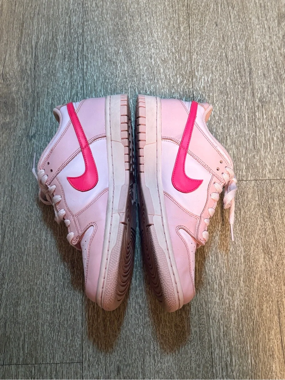 NIKE DUNKS PINK 7Y